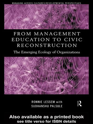 cover image of From Management Education to Civic Reconstruction
